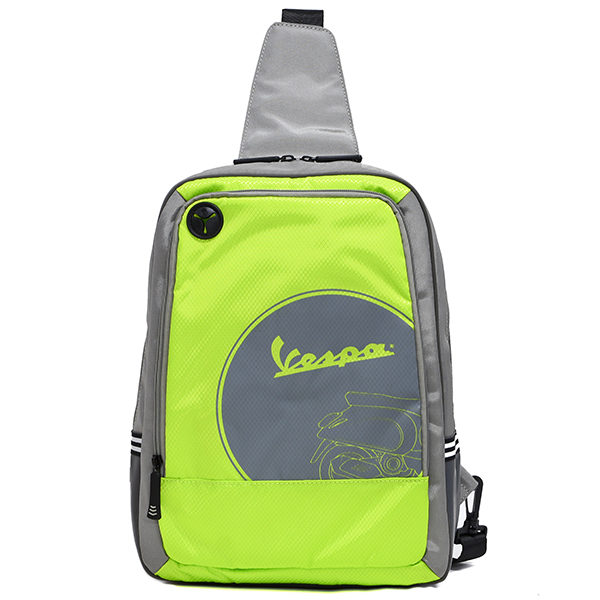 Vespa Shoulder Backpack(Lime/Gray)