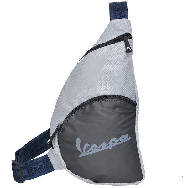 Vespa Official Shoulder Backpack(Silver/Black)