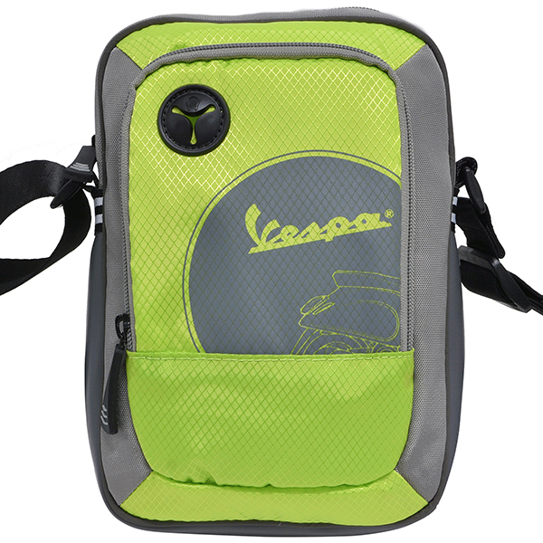 Vespa Official City Cross Schoulder Bag(Gray/Lime)