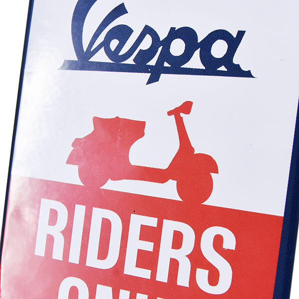 Vespa Official Magnet-RIDERS ONLY-