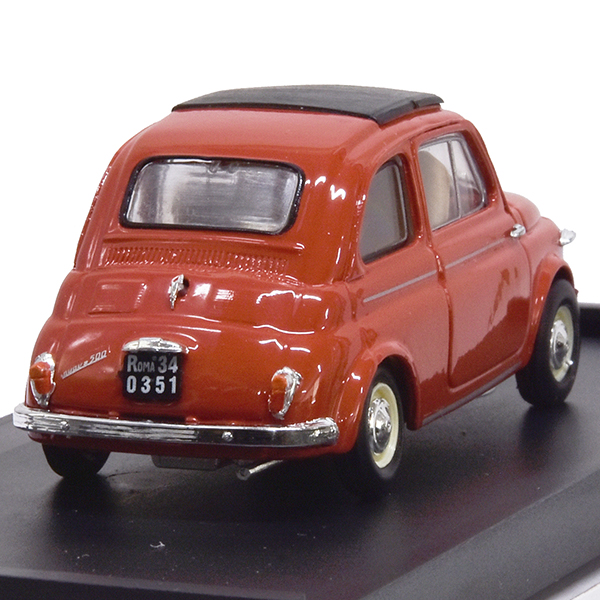 1/43 FIAT 500 Closed Miniature Model-1959-(Red)
