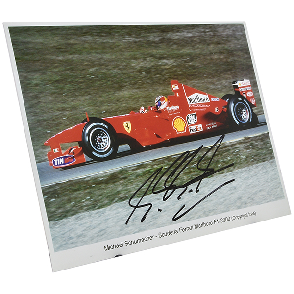 Scuderia Ferrari 2000 M.Schumacher Photo-M.schumacher Signed