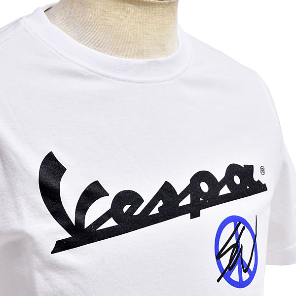 Vespa Sean Wotherspoon Collaboration T-shirts(White)