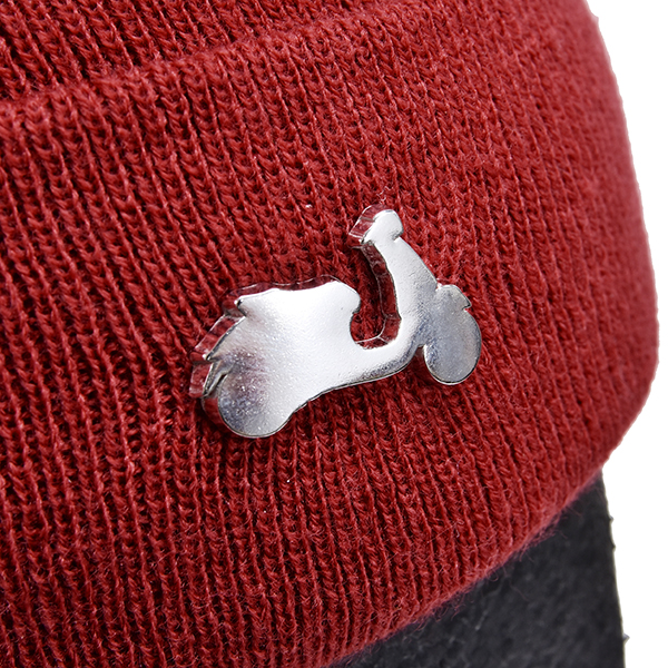 Vespa Official Metal silhouette Beanie by NEW ERA