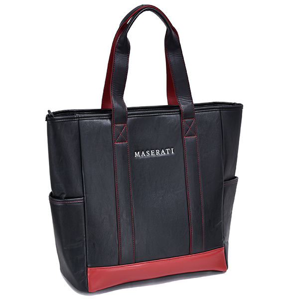 MASERATI Bi Color Tote Bag(Black/Red)