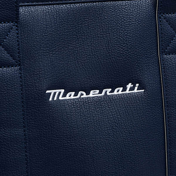 MASERATI純正バイカラートートバッグ(ネイビー/ホワイト)