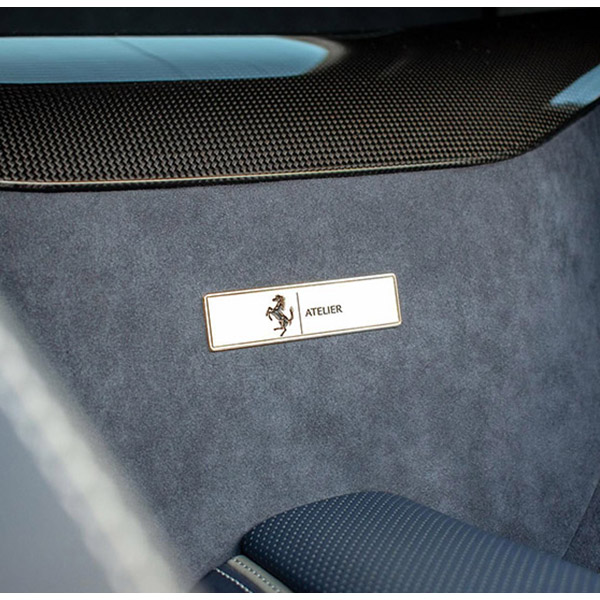 Ferrari Genuine ATELIER Interior Plate (Silver925)