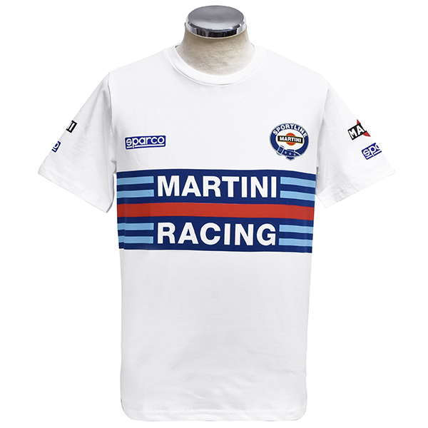 MARTINI RACING Official T-shirts(White) by Sparco
