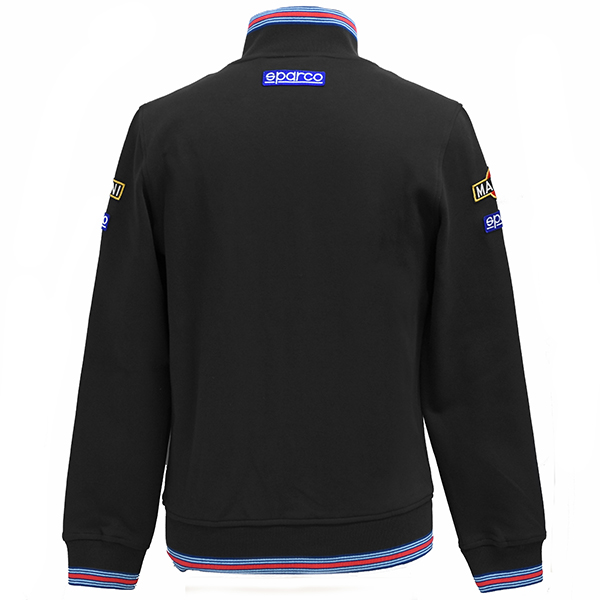 MARTINI RACINGオフィシャルジップアップフェルパby Sparco(ブラック)