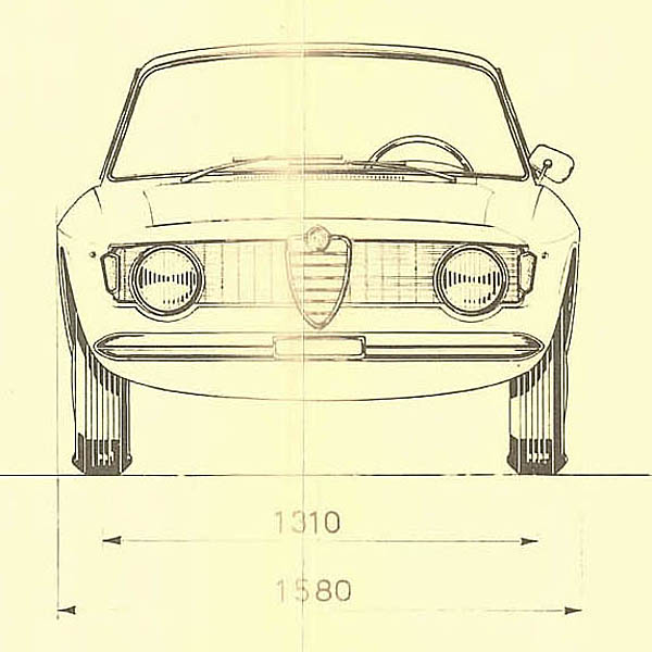 Alfa Romeo Giulia GTC cabrio 1965完成予想図