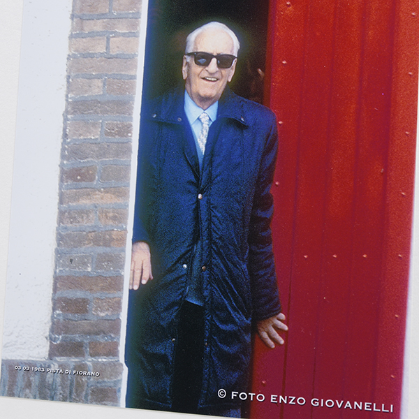 Enzo Ferrari Photo with Frame-1983- by Enzo Giovanelli 