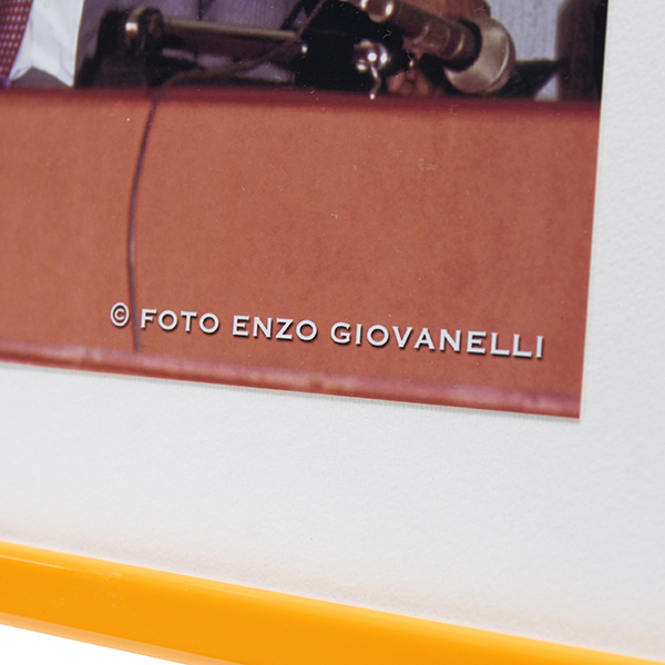 Enzo Ferrari / FRANCO GOZZI Photo with Frame by Enzo Giovanelli 