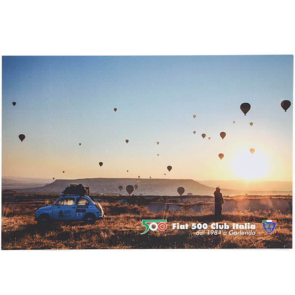 FIAT 500 CLUB ITALIA  Post Card(Sunset)