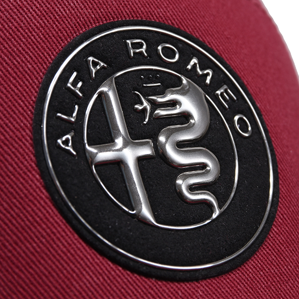 Alfa Romeo純正110周年記念エンブレムベースボールキャップ(レッド)