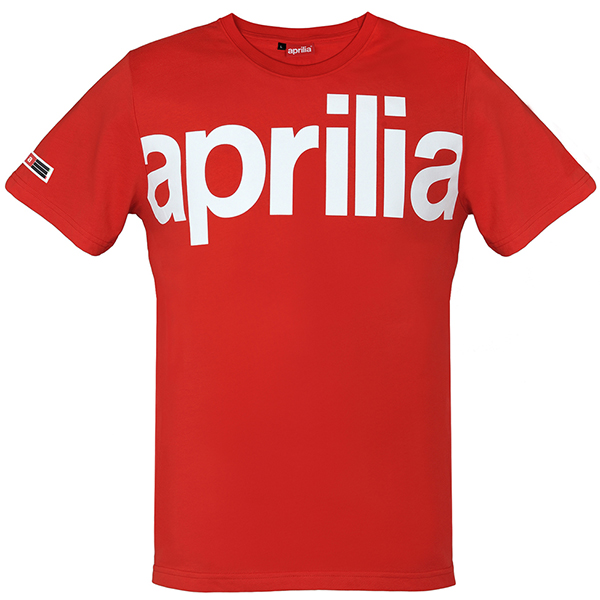 ApriliaオフシャルライフスタイルTシャツ(レッド)