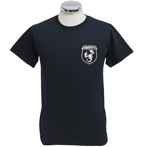 ABARTH純正OLDロゴTシャツ(ホワイトロゴ)