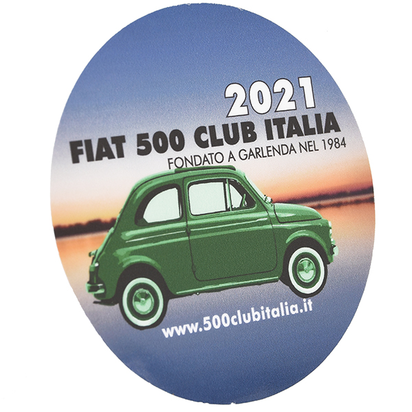 FIAT 500 CLUB ITALIA 2021 Sticker