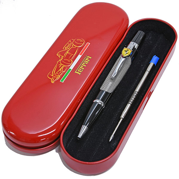 Ferrari Genuine Mesh Ballpoint pen & Case Set