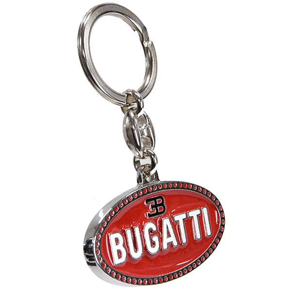 BUGATTI Official Macaron Emblem Keyring