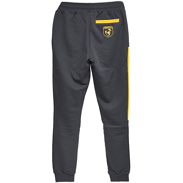 ABARTH Official Yellow Stripe Sweat Pants