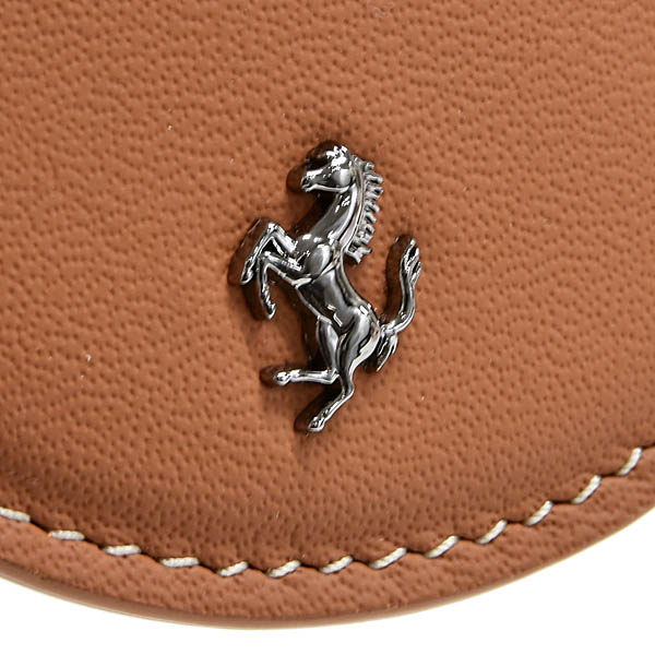 Ferrari Genuine Calfskin Coin Pouch