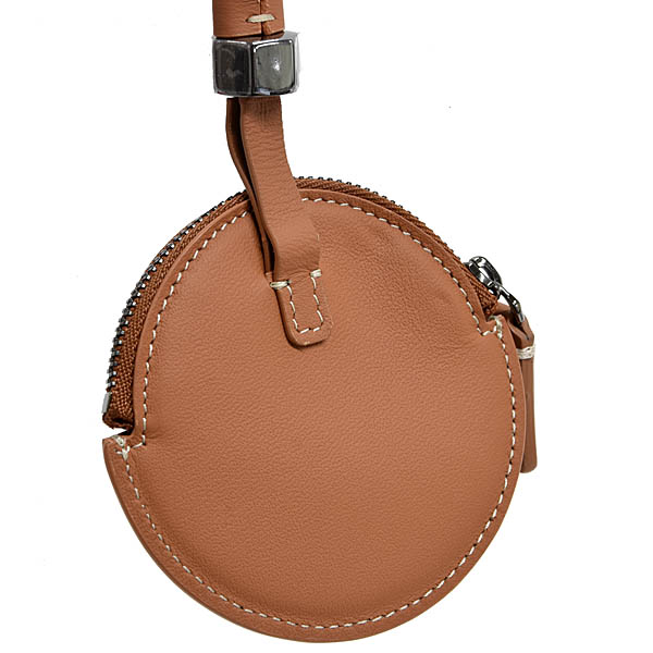 Ferrari Genuine Calfskin Coin Pouch