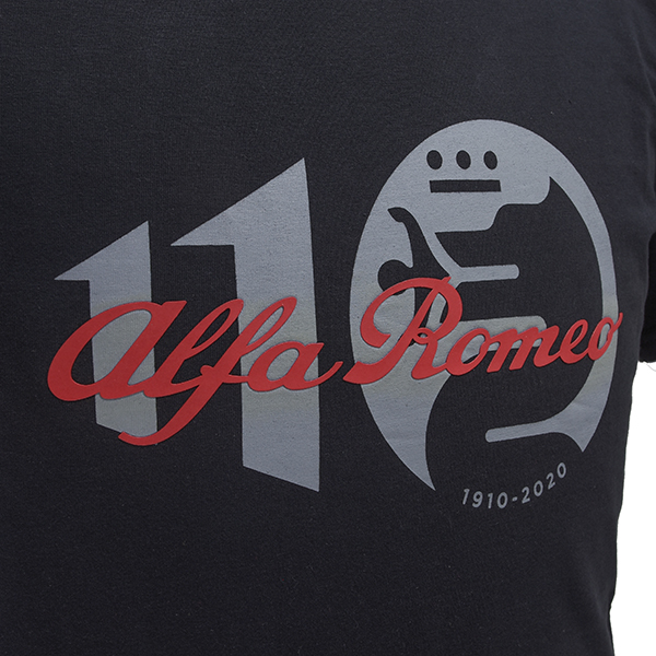 Alfa Romeo Official 110th Anniversary Classiche Race T-shirts (Black)