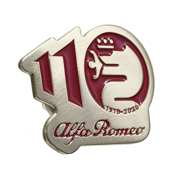 Alfa Romeo Official 110th Anniversary Pin Badge (Red)