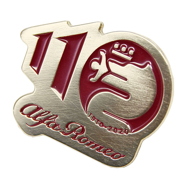 Alfa Romeo Official 110th Anniversary Pin Badge (Red)
