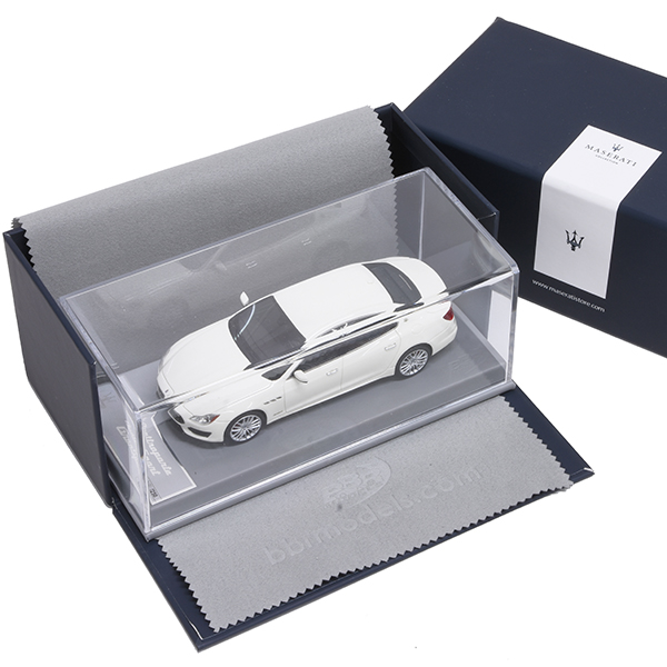 1/43 MASERATI Genuine Quattroporte Gransport 2017 Miniature Model (Bianco Alpi) By BBR