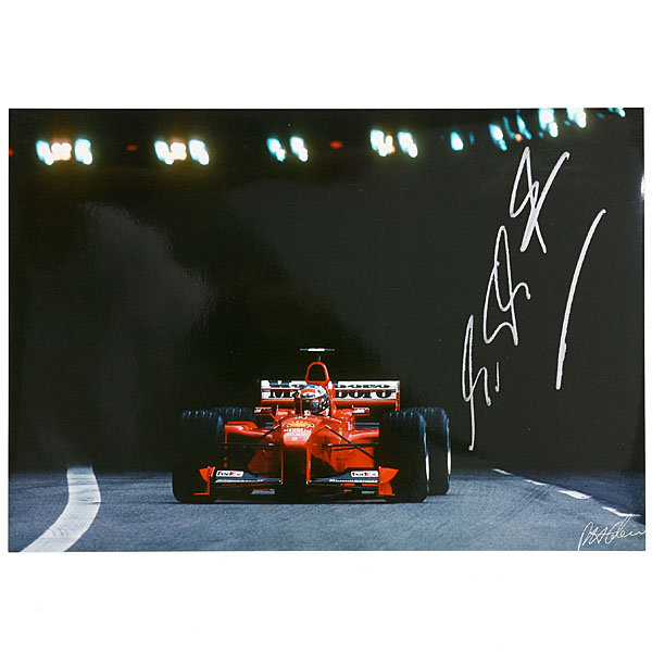 Scuderia Ferrari 1999 Monaco Grand Prix Winner Memorial Photo (M.Schumacher In-house souvenir)