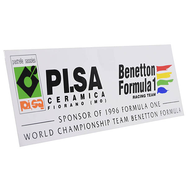 Benetton Formula1 PI.SA Sponsor Sticker