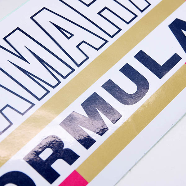 YAMAHA Formula-1 Promotion Sticker