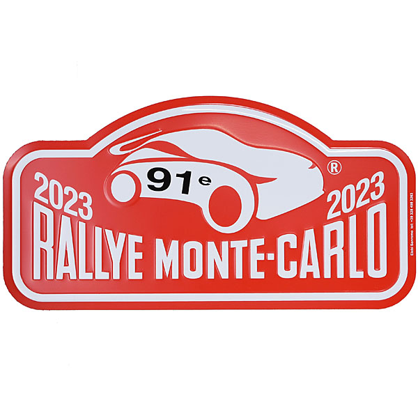 Rally Monte Carlo 2023 Official Metal Plate(Large)