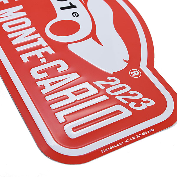 Rally Monte Carlo 2023 Official Metal Plate(Large)