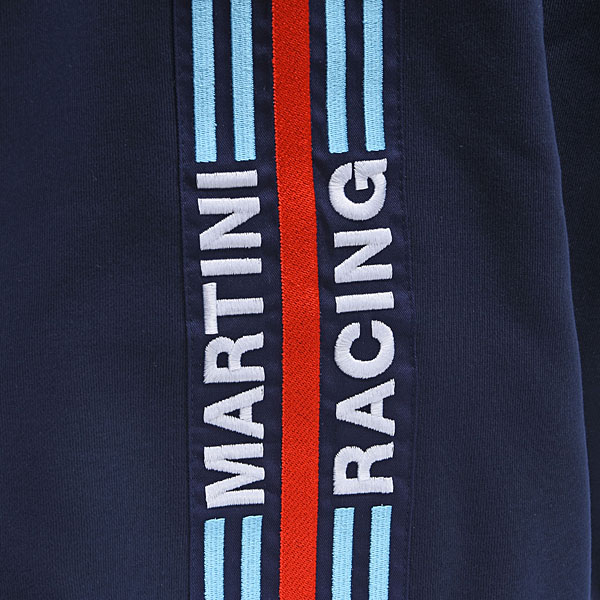MARTINI RACING Official Big Stripe Hooded Felpa (Navy) by Sparco