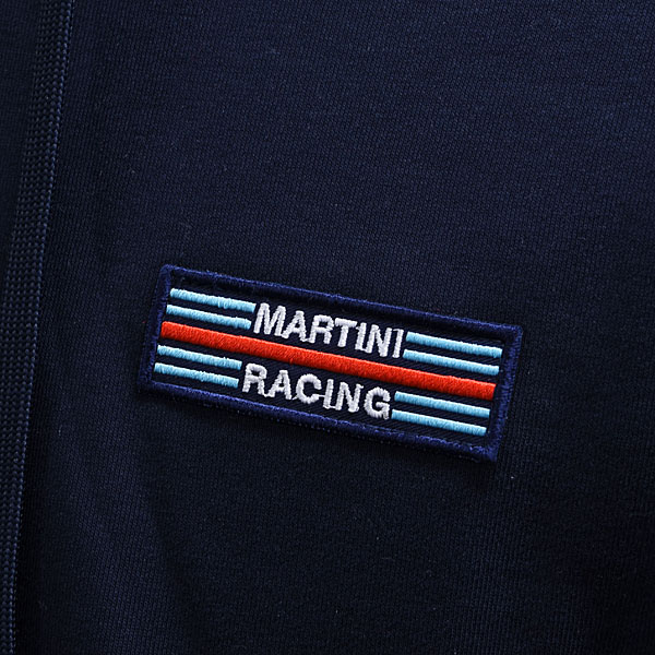 MARTINI RACING Official Big Stripe Hooded Felpa (Navy) by Sparco