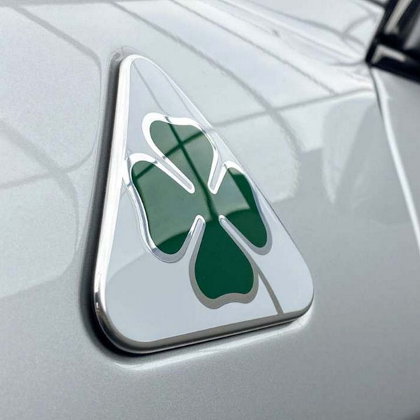 Alfa Romeo Genuine Stelvio QUADRIFOGLIO Emblem Set
