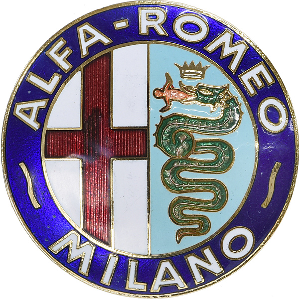 Alfa Romeo Milano Cloisonne Emblem (47mm)