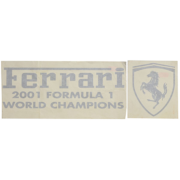 Scuderia Ferrari2001 Formula1 World Champions Logo Cutting Decal