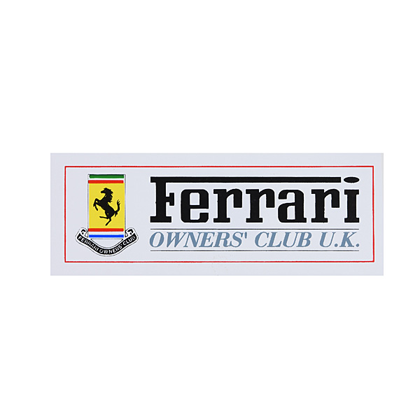 Ferrari Owners Club U.K. ƥå (Small)