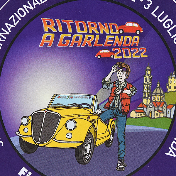 FIAT 500 CLUB ITALIA Ritorno a Garlenda2022 Sticker