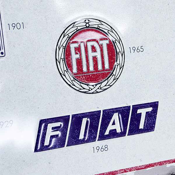FIAT Genuine Successive Emblem Sign Board