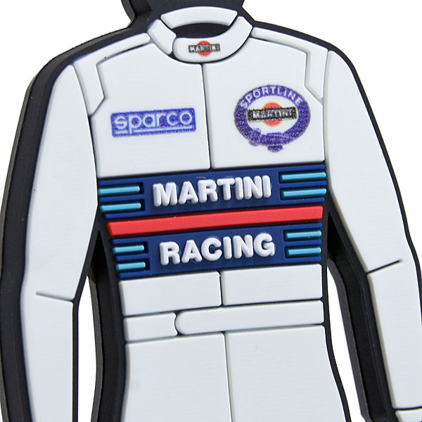 MARTINI RACING Official Rubber Keyring (Suite) by Sparco