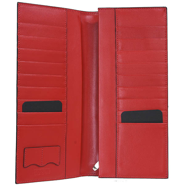 Ferrari Official Long Leather Wallet(Red)