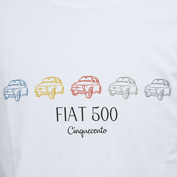 FIAT Official 500 Multi Print T-shirt 