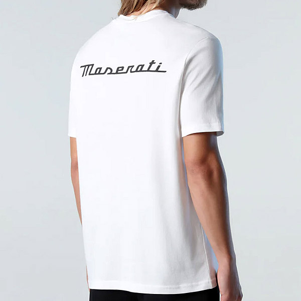 MASERATI Genuine Organic Cotton Pocket T-shirts(White) by NORTH SAILS