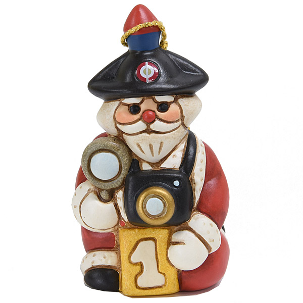 Carabinieri Santa Claus Ceramic Figure Set by THUN