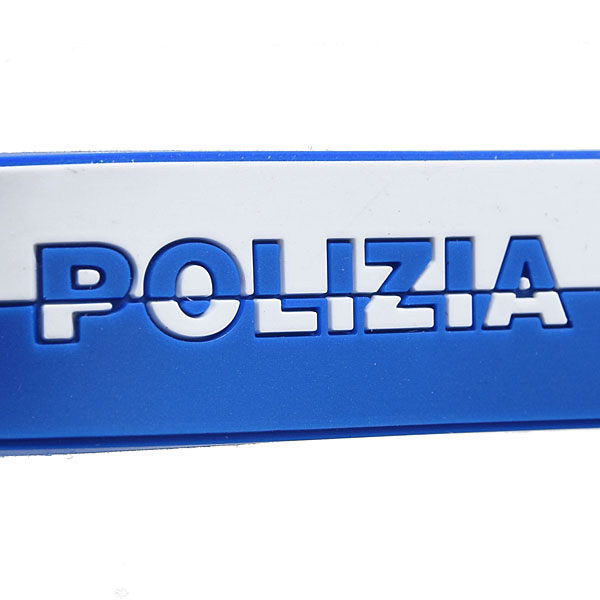 POLIZIA  Officila Rubber Strap Keyring