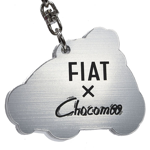 FIAT Genuine 500 Super Pop Chocomoo Edition Acrylic Keyring